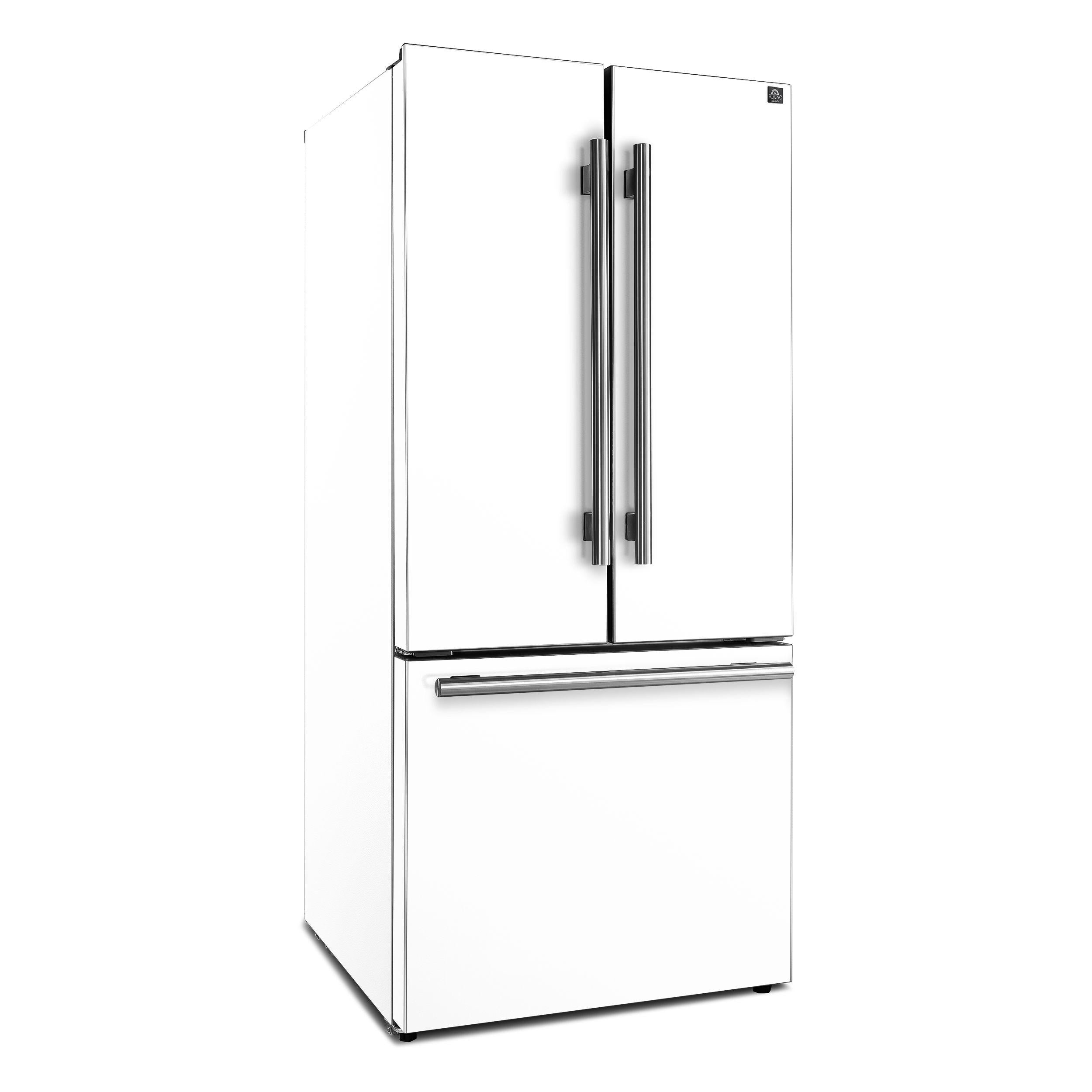 Forno FFFFD197431WHT French Door Freestanding Refrigerator | Town