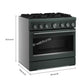 Kitchenaid KFDS936SJP 36-Inch 6 Burner Commercial-Style Dual Fuel Range With No Preheat Air Fry Mode