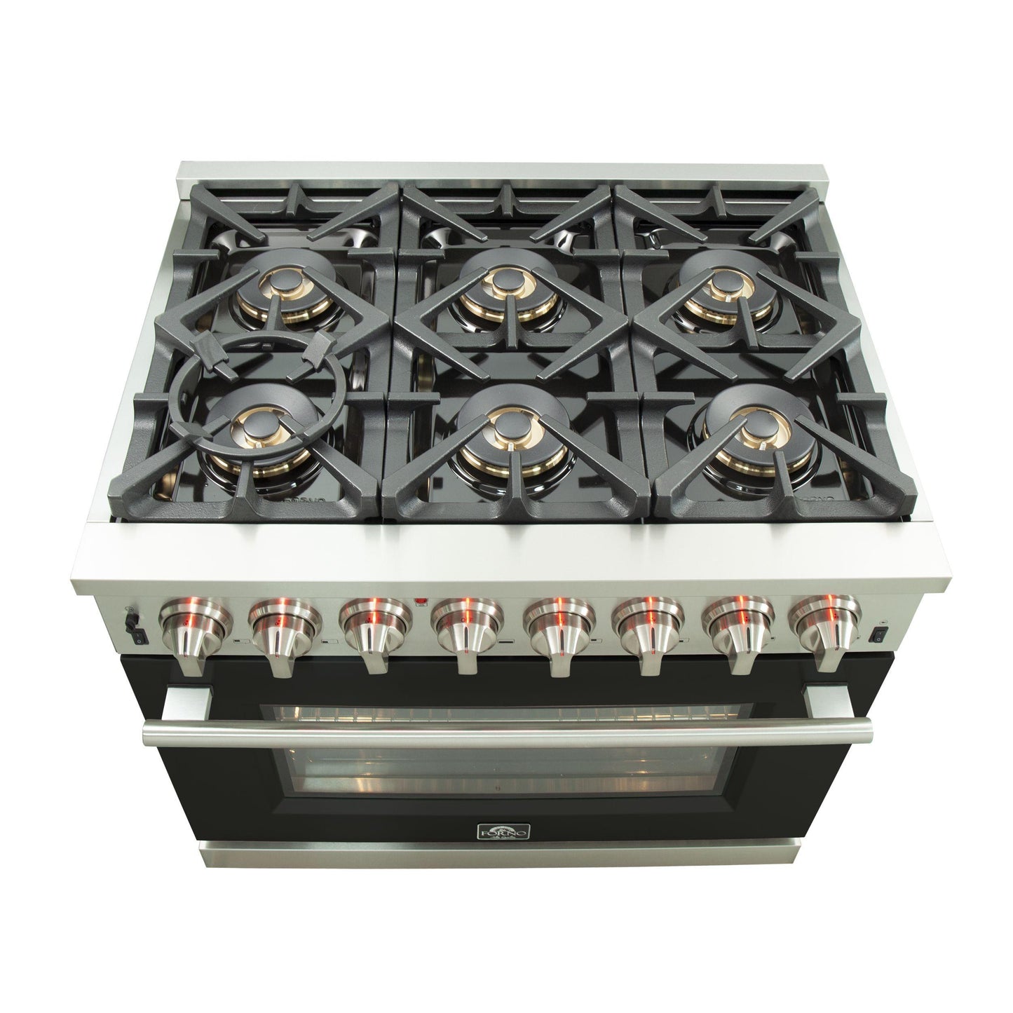 Forno FFSGS618736 Forno Capriasca 36" Freestanding Dual Fuel Range