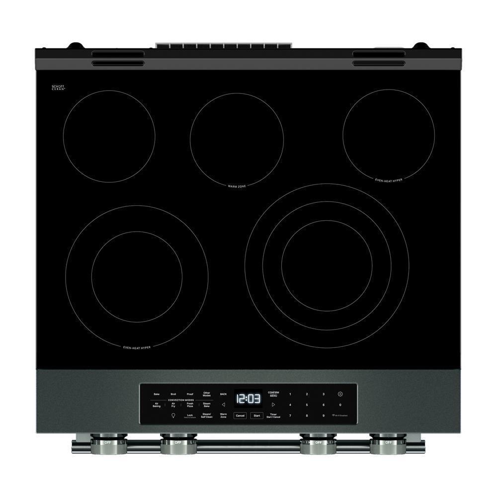 Kitchenaid KSES530SJP 5.3 Cu. Ft. Smart Slide-In Electric Range With Two Even-Heat&#8482; Hyper Elements And Convection Cooking Modes
