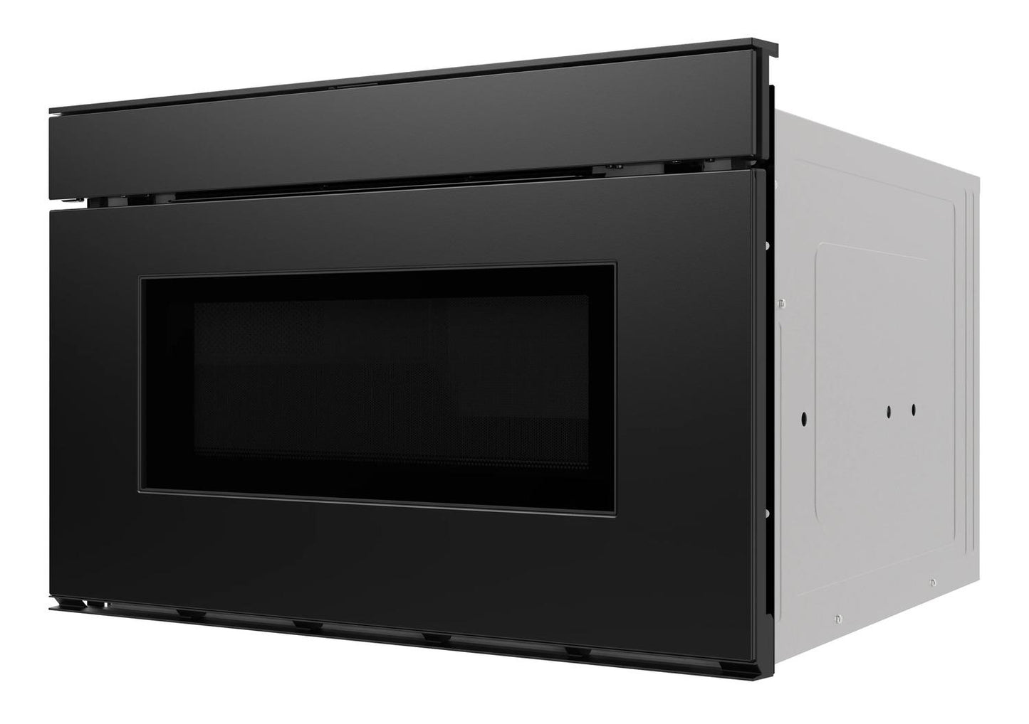 Sharp SMD2479MB Sharp 24 In. 1.2 Cu. Ft. Deco Series Built-In Smart Microwave Drawer™ Oven With Easy Wave Open In Black