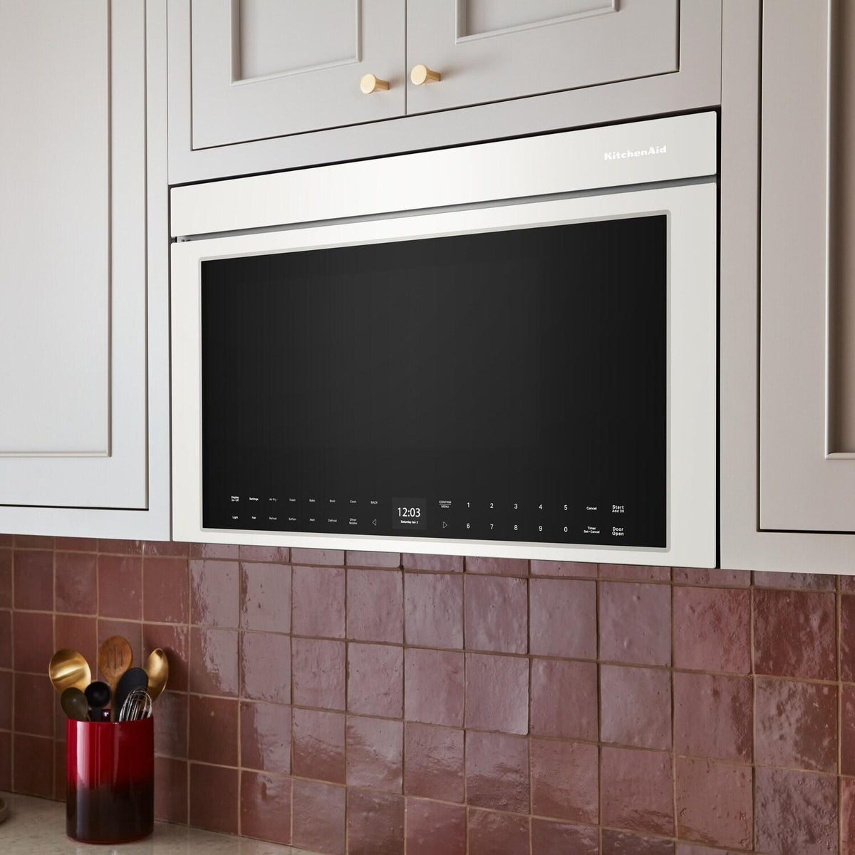 Kitchenaid KMMF530PPL Multifunction Over-The-Range Microwave Oven With Flush Built-In Design