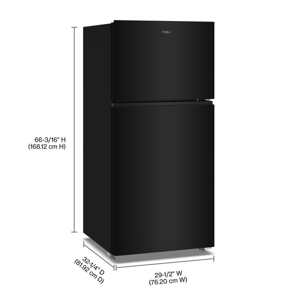 Whirlpool WRTX3019SB Whirlpool® 29.5-Inch Wide Top Freezer Refrigerator With Total Coverage Cooling- 19.3 Cu. Ft.