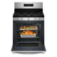 Whirlpool WFGS4530SS 30-Inch Gas Range With Air Cooking Technology And Steam Clean