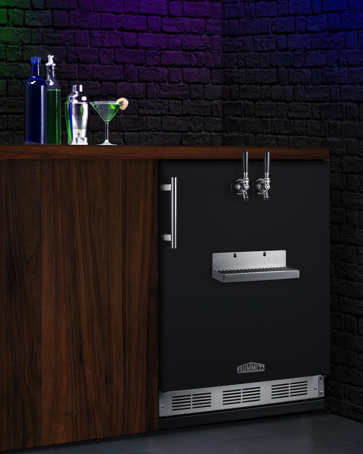 Summit SBC58BFRTP 24" Wide Front Tap Built-In Beer Kegerator