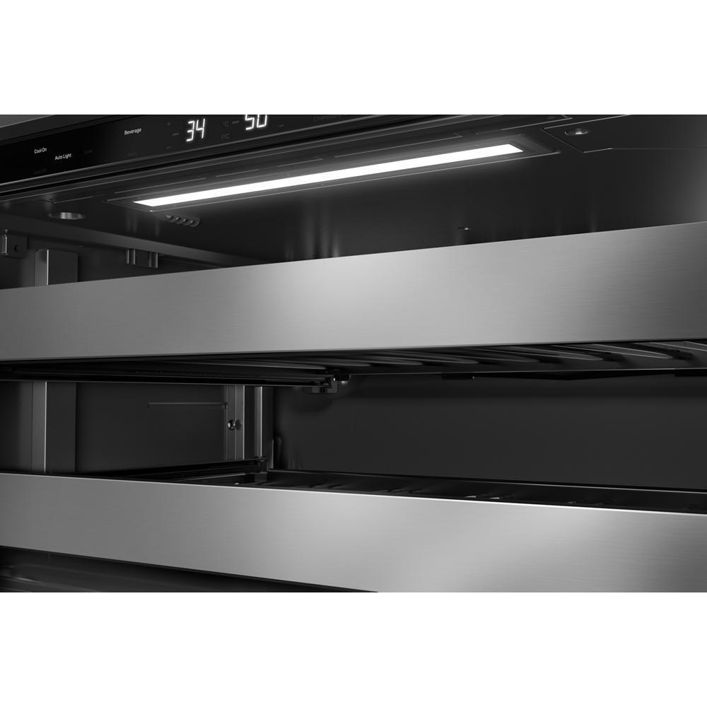 Kitchenaid KUBR524SSB 24" Beverage Center With Glass Door And Metal-Front Racks