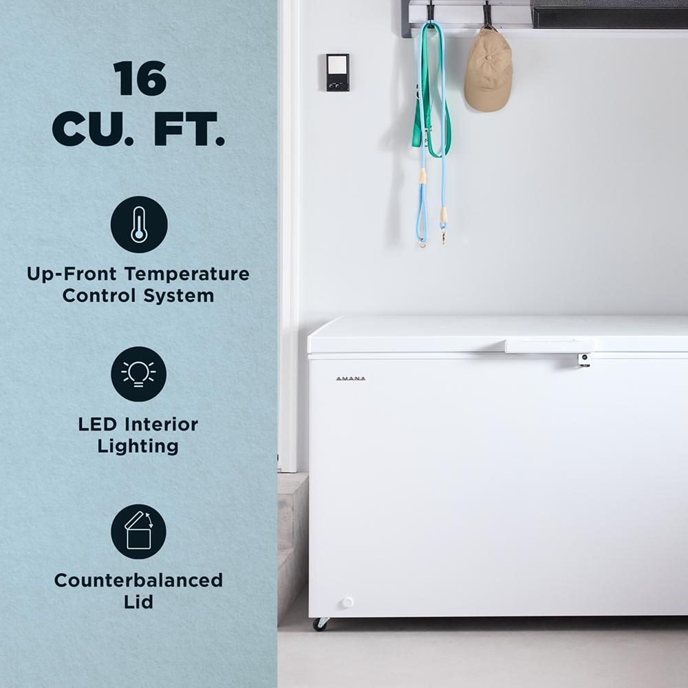 Amana AZCC2316TW Amana® 16 Cu. Ft. Chest Freezer With Up-Front Temperature Control System