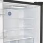 Forno FFRBI182036BLK Espresso Moena 36-Inch French Door Refrigerator In Black, 19.2 Cu.Ft