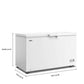 Whirlpool WZCC5516TW Whirlpool® 16 Cu. Ft. Convertible Freezer-To-Fridge Chest Freezer With 3 Storage Baskets