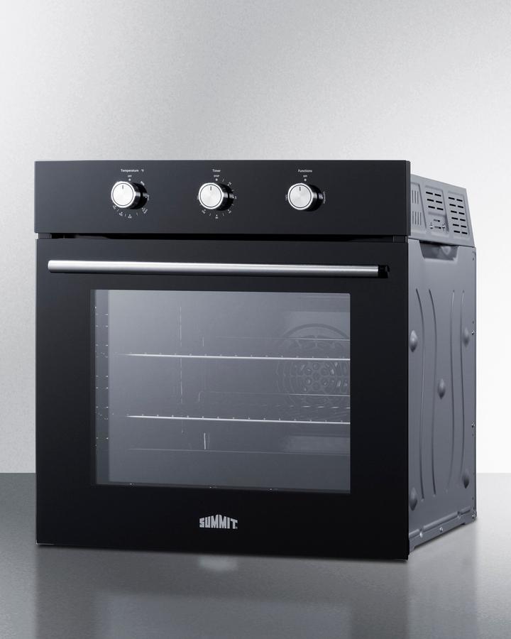 Summit SGW241BK 24" Wide Gas Wall Oven - Thumbnail 5