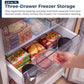 Sharp SJB1045SNS 10.4 Cu. Ft. Counter Depth 24 In. Bottom Freezer 2-Door Refrigerator With Reversible Door In Stainless Steel