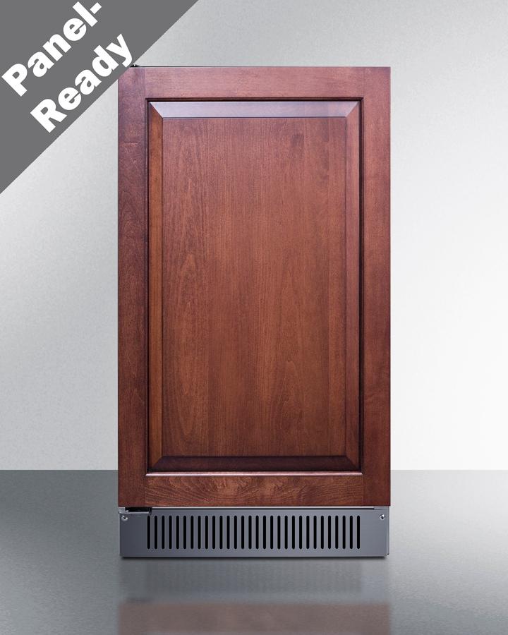 Summit BIM182OSADAIFLHD 18" Wide Clear Outdoor Icemaker, Ada Compliant (Panel Not Included)