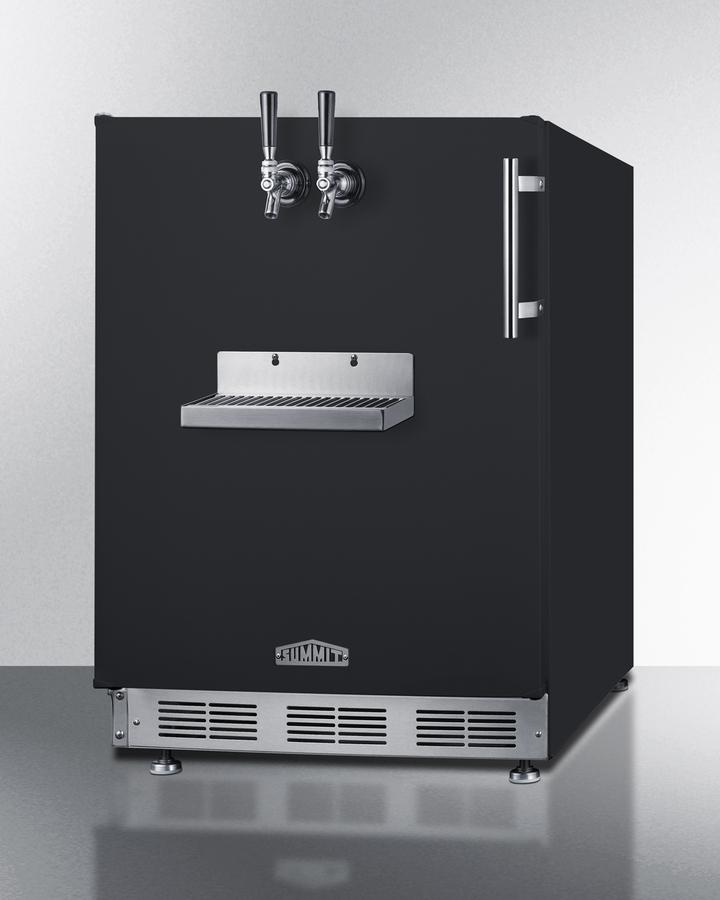Summit SBC58BFRTPCFLHD 24" Wide Front Tap Built-In Cold Brew Coffee Kegerator