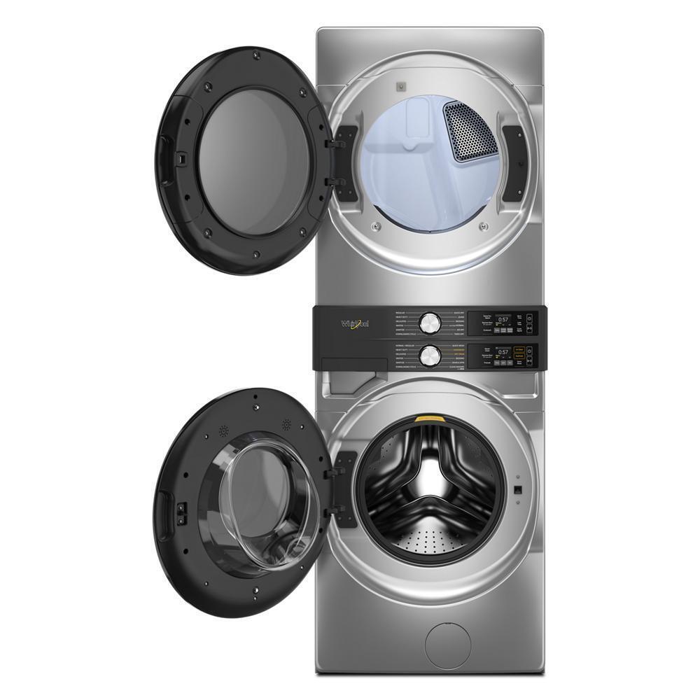 Whirlpool WGF5727TR Smart Energy Star® Front Load Laundry Tower With Uv Clean Technology & Freshflowtm Vent System 4.5 Cu. Ft. Washer & 7.4 Cu. Ft. Gas Dryer