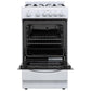 Element Appliance EGR204MCCW Element 1.9 Cu. Ft. 20 Gas Range - White (Egr204Mccw)