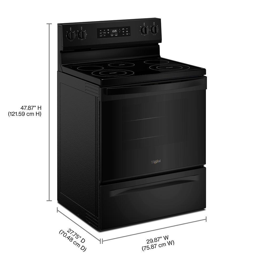 Whirlpool WFES4530SB Electric Range - Thumbnail 4