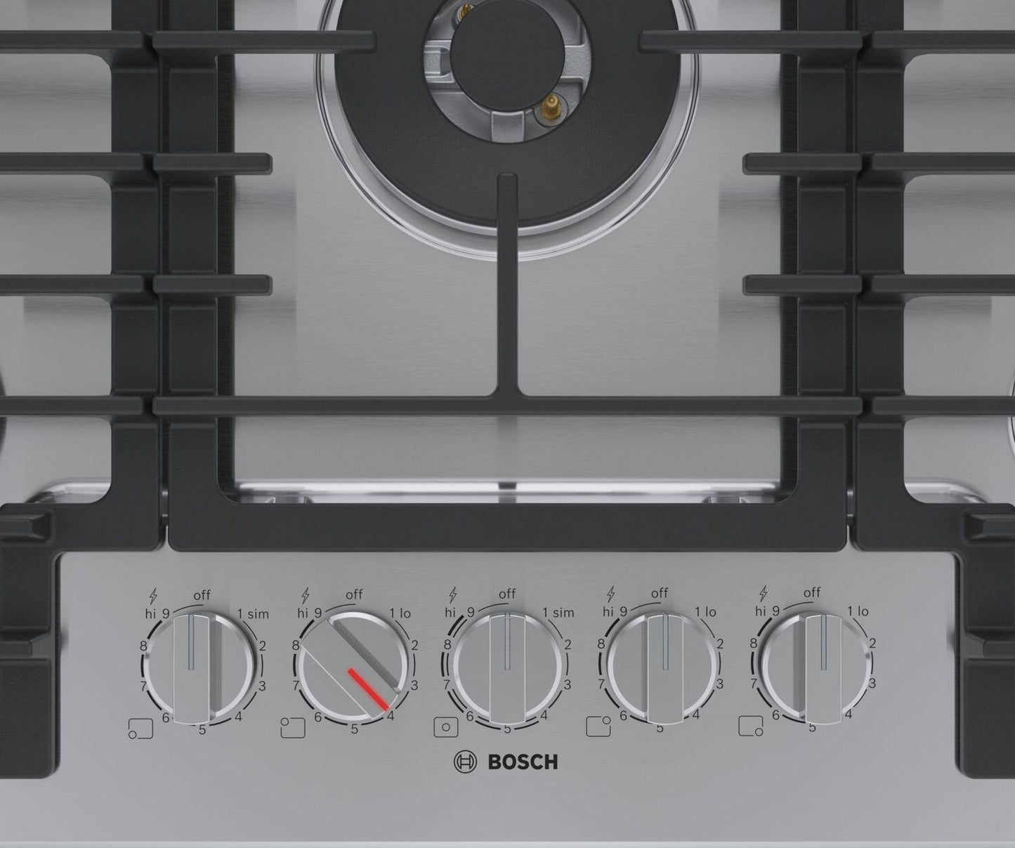 Bosch NGM8059UC 800 Series Gas Cooktop 30" Stainless Steel Ngm8059Uc