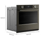 Kitchenaid KOES930SBE 30-Inch Smart Electric Single Wall Oven With Intelligent Cooking Camera - Black Ore