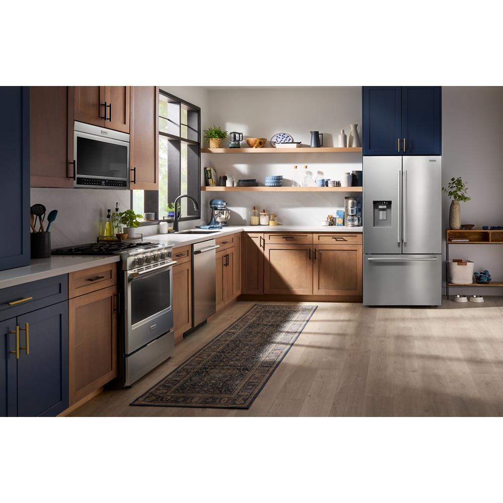 Maytag MRFF5336TZ Maytag® 30 Cu. Ft. Xl Capacity French Door Bottom Mount Refrigerator With In-Door-Ice® Dispensing System