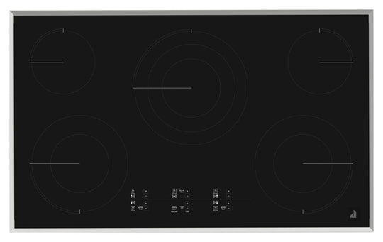 Jennair JEC4536HS Lustre Stainless 36" Electric Cooktop With Glass-Touch Electronic Controls Stainless Steel