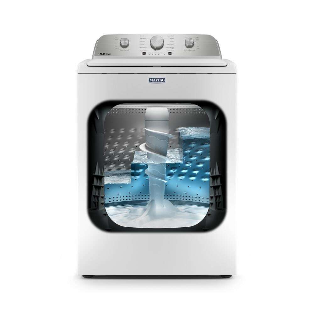 Maytag MTW5205TW This 4.7 Cu. Ft. Capacity Top Load Washer From Maytag Delivers The Stain-Fighting Power That S Built To Handle Tough Loads.