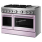 Kitchenaid KFDD948SWF 48-Inch 6 Burner Commercial-Style Dual Fuel Range With Griddle