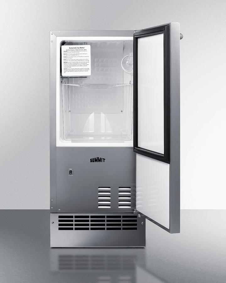 Summit BIM271OS 25 Lb. Drain-Free Outdoor Icemaker