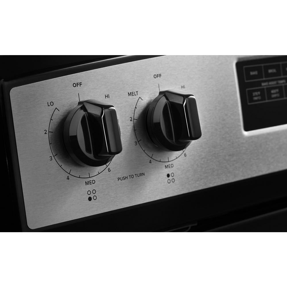 Amana AER6203MSS 30-Inch Amana® Electric Range With Extra-Large Oven Window