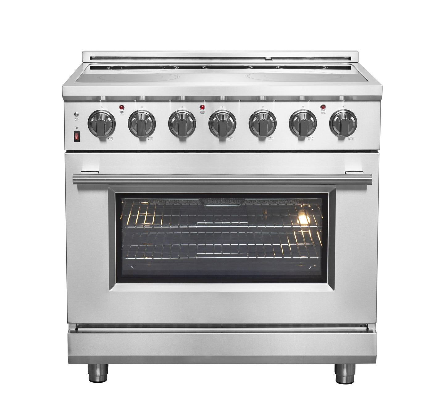 Forno FFSEL602036 Forno Massimo 36" Freestanding Chef _X000D_ Door Electric Range