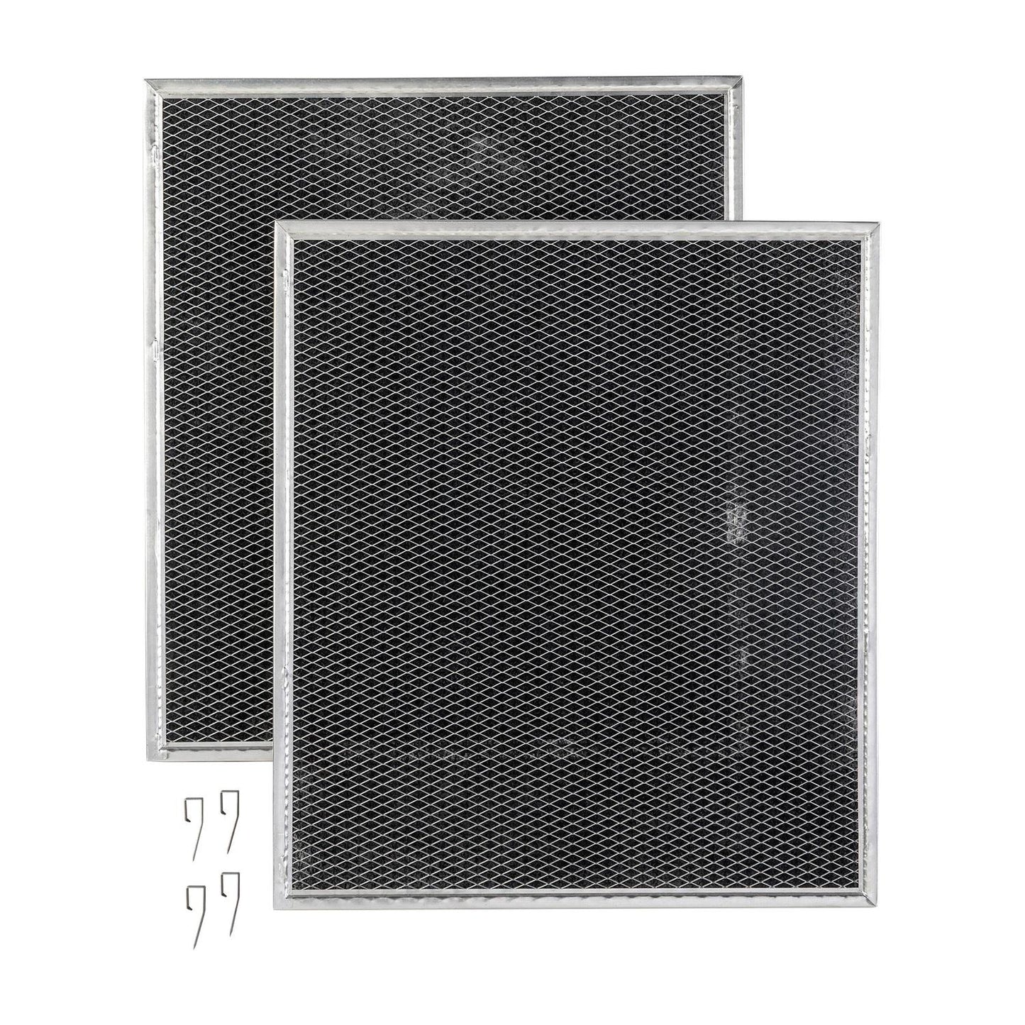 Broan S97020467 Broan-Nutone® Genuine Replacement Charcoal Filter For Range Hoods, 14-5/8" X 15-7/8", Fits Select Models, (2-Pack)