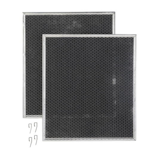 Broan S97020467 Broan-Nutone® Genuine Replacement Charcoal Filter For Range Hoods, 14-5/8" X 15-7/8", Fits Select Models, (2-Pack)