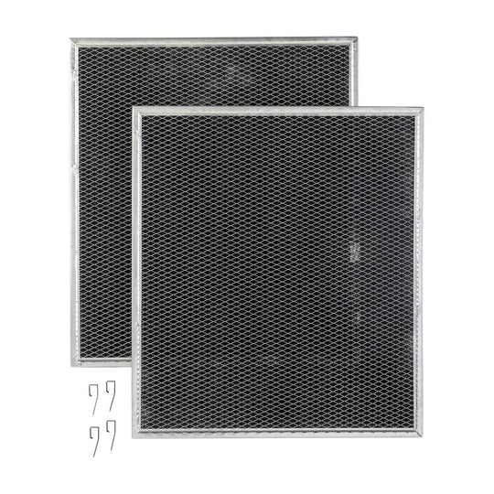 Broan S97020467 Broan-Nutone® Genuine Replacement Charcoal Filter For Range Hoods, 14-5/8" X 15-7/8", Fits Select Models, (2-Pack)