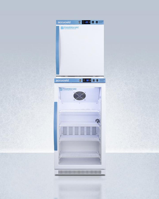 Summit ARG31PVBIADAAFZ1PVSTACK 20" Wide Performance Series All-Refrigerator/All-Freezer Combination