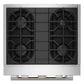 Kitchenaid KFDS930SAG 30-Inch 4 Burner Commercial-Style Dual Fuel Range With No Preheat Air Fry Mode