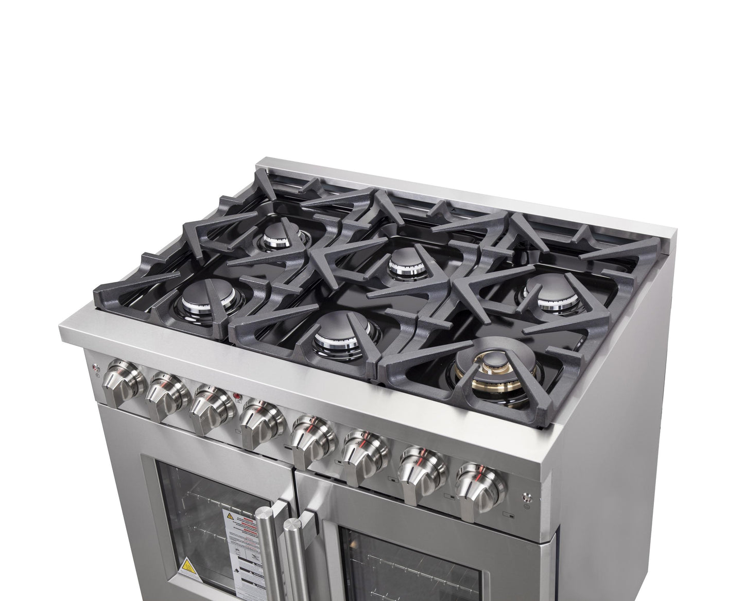 Forno FFSGS632536 Forno Massimo 36" Freestanding French Door Dual Fuel Range