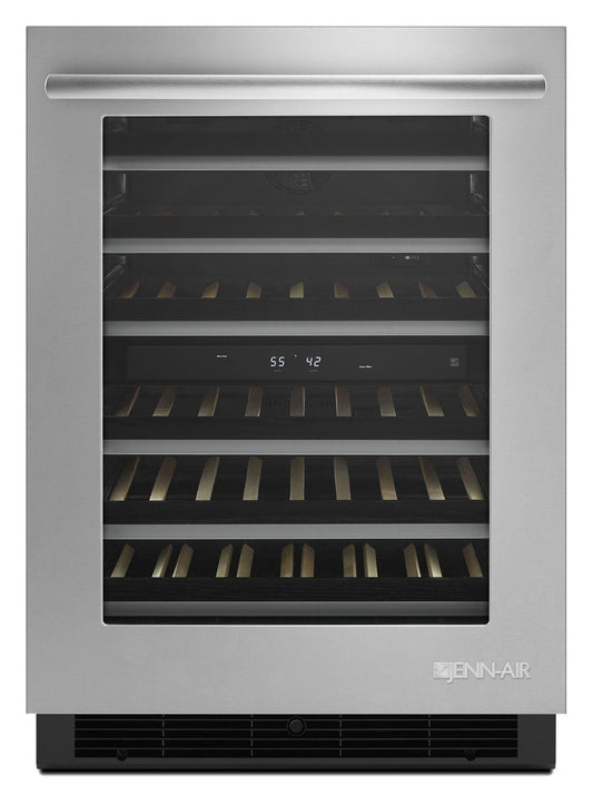 Jennair JUW24FLERS Euro-Style 24" Under Counter Wine Cellar Stainless Steel