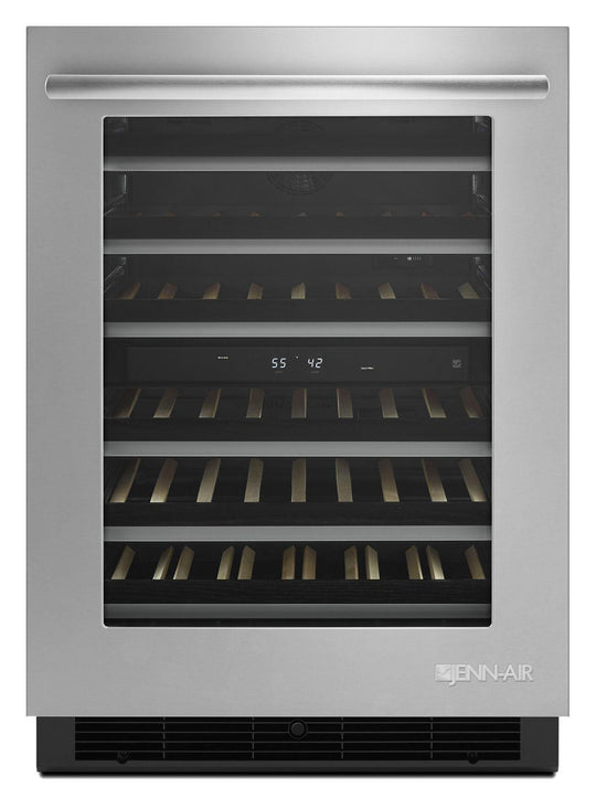 Jennair JUW24FLERS Euro-Style 24" Under Counter Wine Cellar Stainless Steel