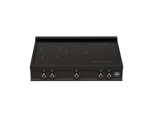 Bertazzoni PRO36RT5ICAT 36" 5 Induction Zones Rangetop Carbonio Carbonio