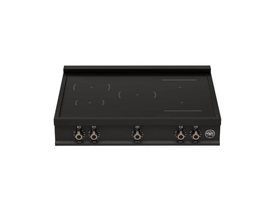 Bertazzoni PRO36RT5ICAT 36" 5 Induction Zones Rangetop Carbonio Carbonio
