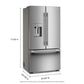 Kitchenaid KRFC736SPS Counter-Depth French Door Refrigerator With External Water Dispenser