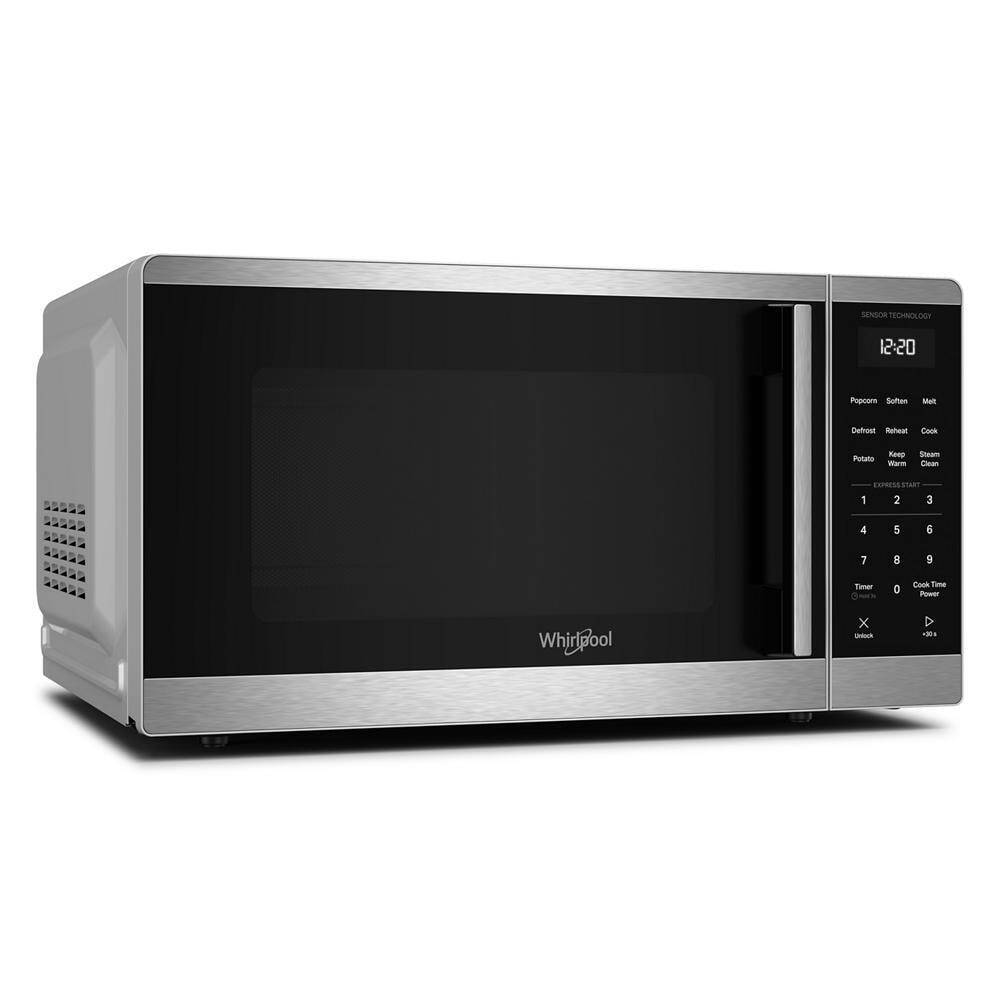Whirlpool WMCS4321TZ 1.1 Cu. Ft. Stainless Steel Countertop Microwave With Sensor Cooking - 1000 Watt