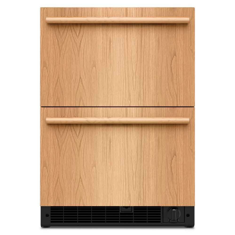 Kitchenaid KUCT524SPA 24" Panel-Ready Undercounter Double-Drawer Refrigerator/Freezer