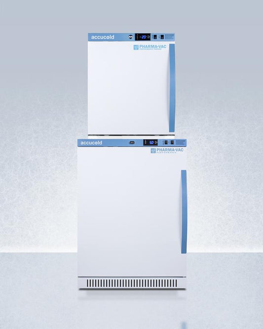Summit ARS6PVAFZ1PVSTACKLHD 24" Wide Performance Series All-Refrigerator/All-Freezer Combination