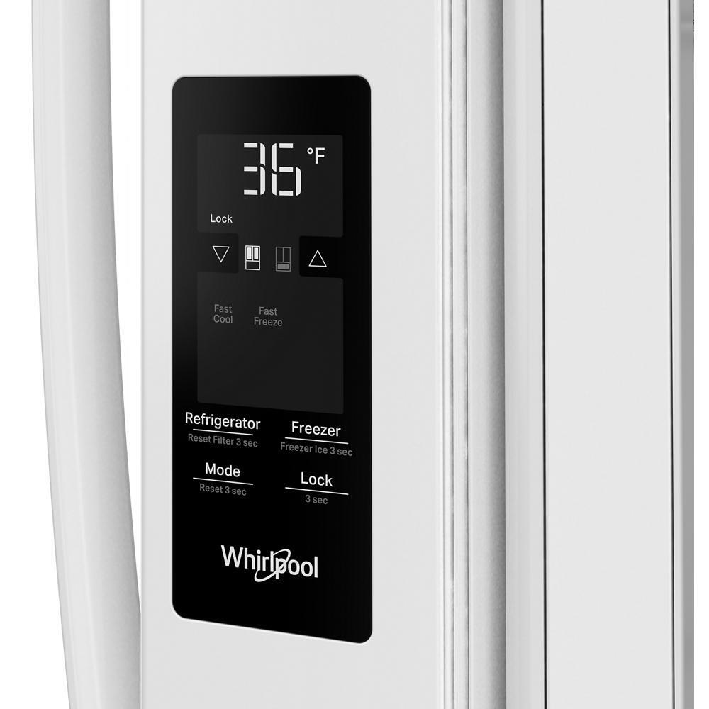 Whirlpool WRFF3336SW 36-Inch French Door Refrigerator With Interior Water Dispenser - 31 Cu. Ft.