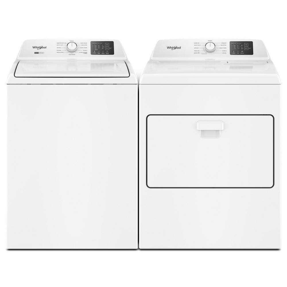 Whirlpool WGD4107SW 7.0 Cu. Ft. Gas Dryer With Autosensing - Vented Top Load Matching