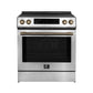 Forno FFSIN090530 Espresso Donatello 30-Inch Slide-In Induction Range Stainless-Steel