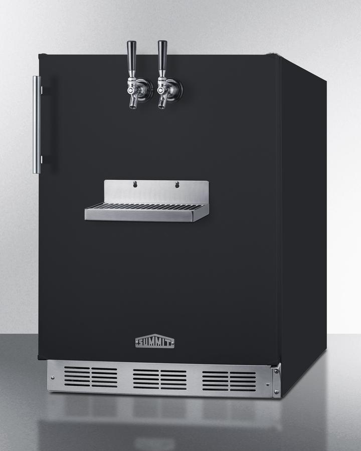 Summit SBC58BFRTPADA 24" Wide Front Tap Built-In Beer Kegerator, Ada-Compliant