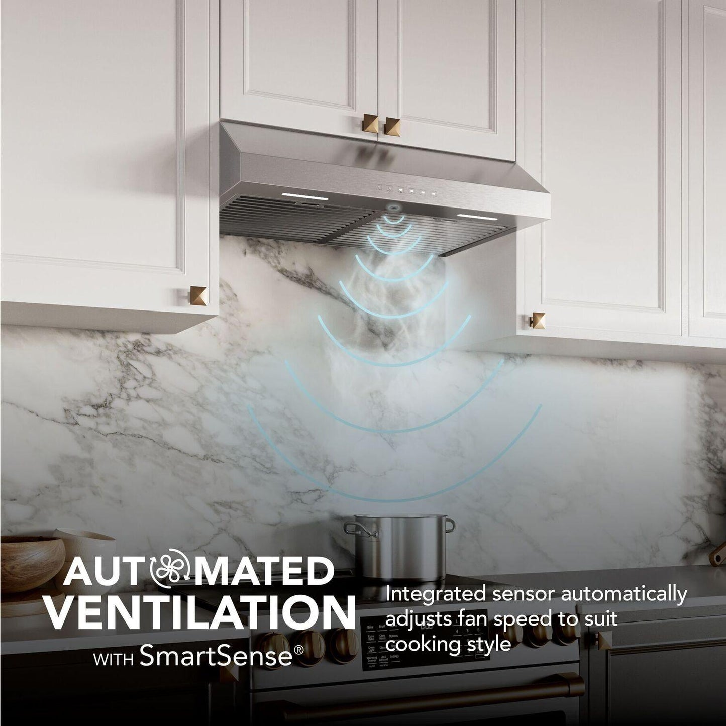 Broan GLA3304SS Glacier 30-Inch 490 Max Blower Cfm 1.1 Sones Stainless Range Hood