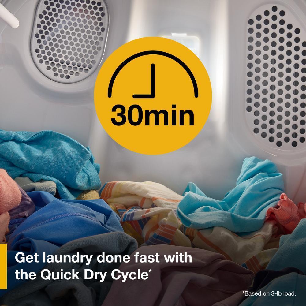 Whirlpool WED4107SW 7.0 Cu. Ft. Electric Dryer With Autosensing - Vented Top Load Matching