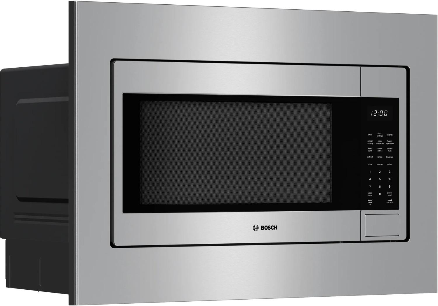 Bosch HMB30155UC 300 Series Built-In Microwave Oven 24" Left Sideopening Door, Stainless Steel